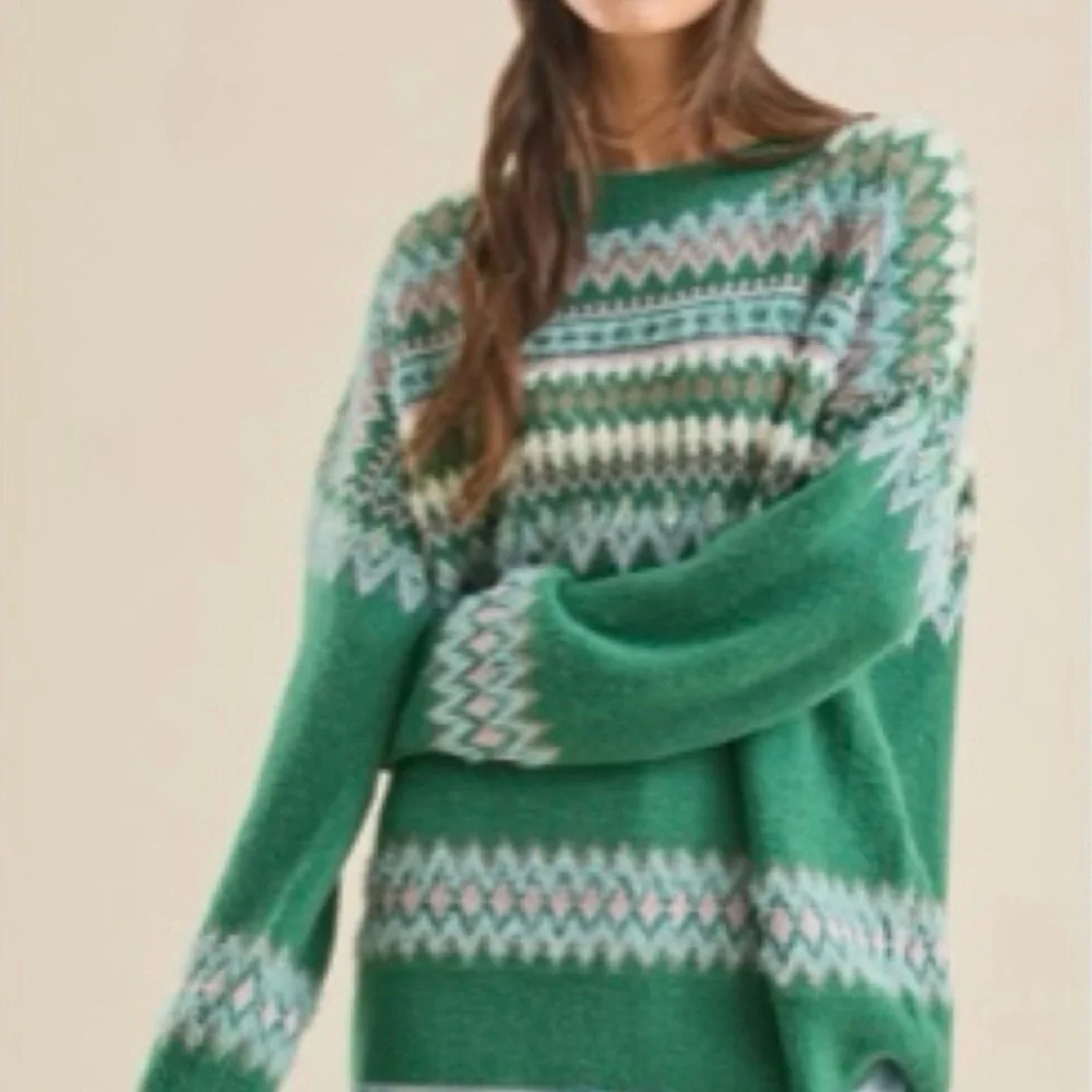 Altar’d State Cindy fair isle sweater - Picture 2 of 6